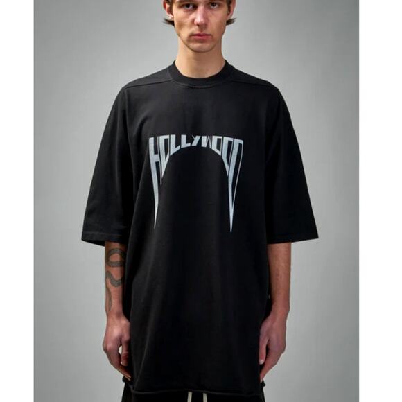 Rick Owens DRKSHDW Jumbo SS T Black Size S - Picture 1 of 10